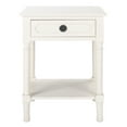 thumbnail image 2 of SAFAVIEH Allura Solid Rustic 1 Drawer Accent Table, Distressed White, 2 of 7