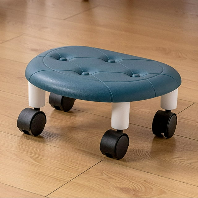 Tabourets à Roulettes Bas Roue Universelle Petit Tabouret Pivotant Grande Capacité de Poids