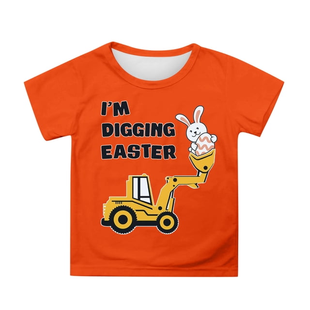 Chandail Garçons T-Shirts Graphiques Tendance Fille Tenues d'Été Fille Chandails 5-6 Ans