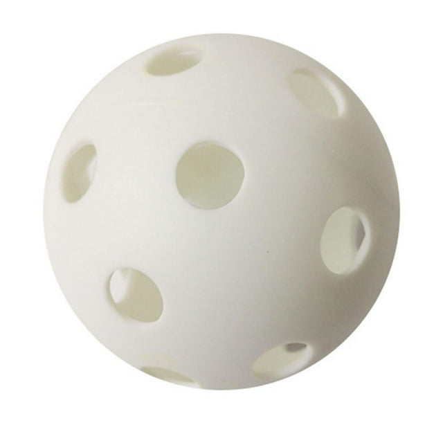 Pelota de práctica , con agujeros Pelotas de práctica flexibles y livianas para práctica de swing en trasero Juegos , Eva blanca Macarena Pelota de práctica de golf
