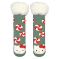 thumbnail image 2 of Hello Kitty Women's Holiday Slipper Socks, 1-Pack, Size 4-10, 2 of 5