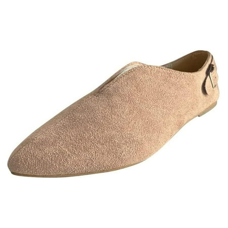 

eczipvz Womens Shoes Casual Shoes Round Toe Flats Flats Shoes Women Ballet Flats for Women Dressy Shoes Flats (Khaki 6.5)