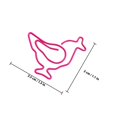 thumbnail image 2 of unbranded 50Ud Clips De Papel Animal Con De Pollito En Hierro Color Rosado Para Oficina Y Organización Creativa, 2 of 8