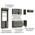 thumbnail image 3 of Cocina Integral Completa Modular Madesa Agata 290cm MG 02, 3 of 4