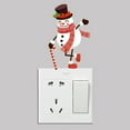 thumbnail image 7 of Bluelans Xmas Santa Claus Elk Snowman Switch Wall Removable Sticker New Year Decal Decor, 7 of 7