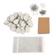 thumbnail image 5 of Juego de pendientes en blanco para sublimación, 250 Uds., pendientes con gotas de agua, colgante, gancho para la oreja, juego de pendientes de transferencia térmica de cartón, 5 of 8