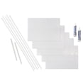 thumbnail image 1 of FASÄDE Monaco Decorative Vinyl Backsplash 15 sq ft Kit in Matte White, 1 of 6