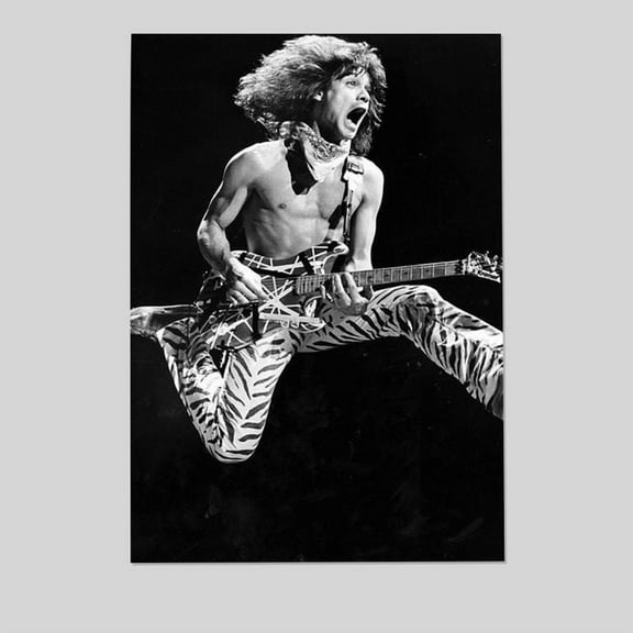 Eddie Van Halen Music Concert Poster, One Sheet Wall Size 24''x36''-Gategoo