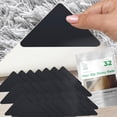 thumbnail image 2 of Ledgebay Rug Pad Grippers for Area Rugs - Multi Pack Reusable, No Skid, Washable, Anti-Slip, Rug Pad Gripper for Hardwood Floors and Tile with Double-Sided, Self Adhesive to Keep Area Rugs Flat (32), 2 of 8