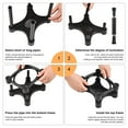 thumbnail image 3 of Desktop Speaker Stands Monitor Audio Bracket Shock Absorber Bracket with Adjustable Tilt Angle Anti-slip and Stable Suction Cups Removable Speaker Monitor Stands for 5/6/8-inch Speaker, 3 of 8