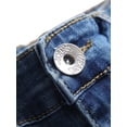 thumbnail image 4 of Lamuusaa Men Casual Jeans, Solid Color Long Trousers with Broken Holes, S/ M/ L/ XL/ XXL/ XXXL, 4 of 9