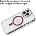 thumbnail image 2 of Case Made for iPhone 15 Pro Max 6.7 Inch (Compatible with MagSafe) Anti-Yellow Clear Phone Case Anti-Scratch Shockproof Protective Slim Case for Women Men - Purple, 2 of 12