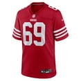 thumbnail image 2 of Men's Nike Zack Johnson  Scarlet San Francisco 49ers Team Game Jersey, 2 of 3