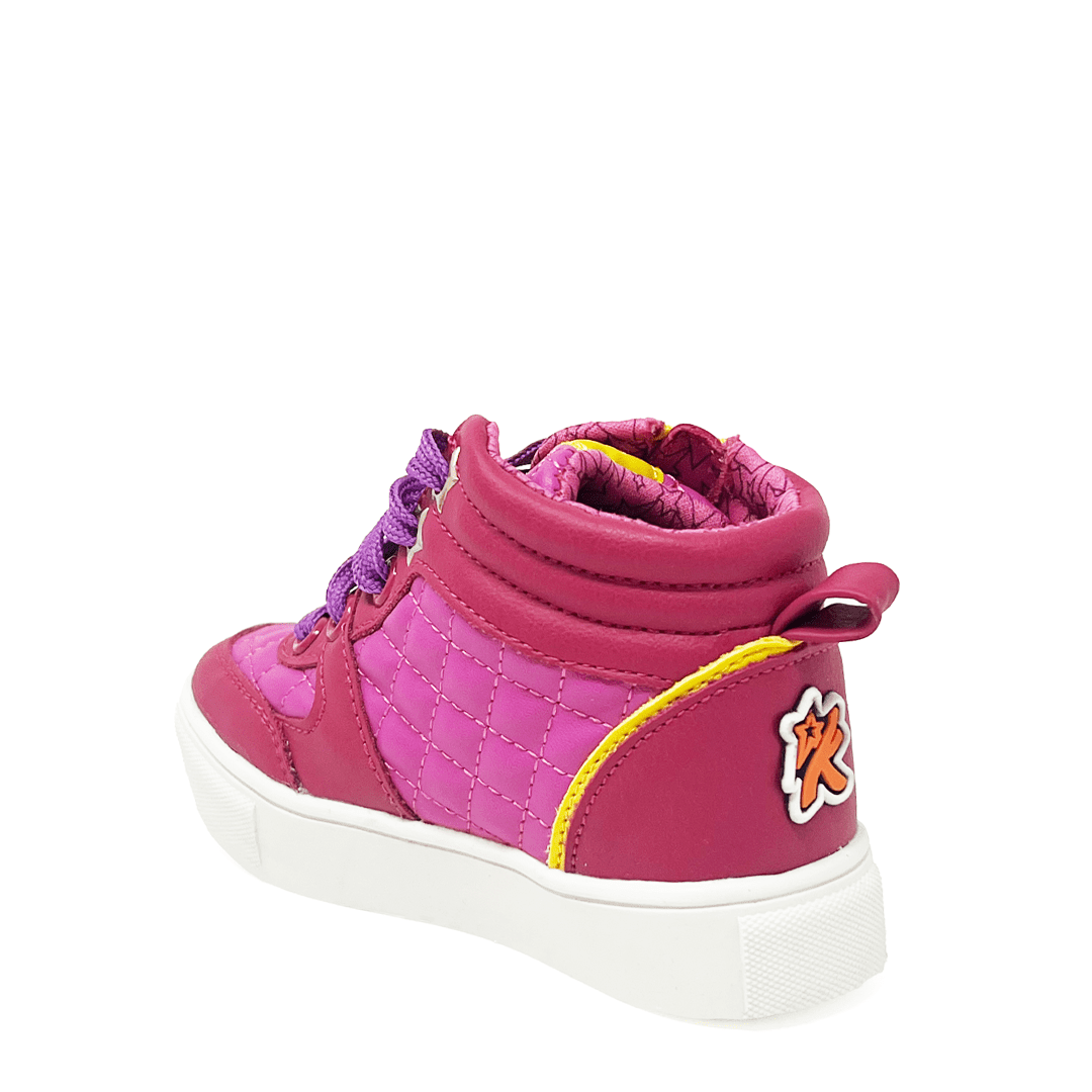 Karma's World Toddler Girls High Top Sneaker, Sizes 7-12