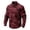 Tops-571Wine, variant on LEKWK Long Sleeve Work Shirts for Men Regular Fit Western Shirts Double Pocket Button Down Shirts Long Sleeve Camouflage Outdoor Hiking Shirt