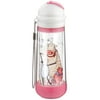 drinkadeux™ Sip Art 14 oz. Double Wall Glass Bottle with Straw, Cupcake/Farm