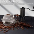 thumbnail image 5 of Hzzsbu Home Coffee Bean Roaster Tool - Portable Stainless Steel Handy Coffee Roaster Mesh Pan Tool with Thermometer for Home & Outdoor Coffee Beans Baking, 5 of 7