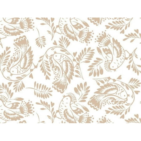 Pack Of 240, Bird Branch Recycled Floral Tissue Prints Paper 20" X 30" Sheets Made In USA Great For Weddings