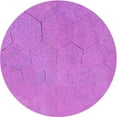 thumbnail image 1 of Ahgly Company Tapis Rond Lavable en Machine Intérieur Transitionnel Violet Violet, 3 Pieds Rond, 1 of 7