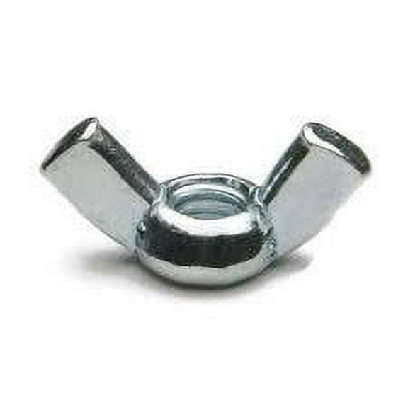 #10-32 TYPE A,LIGHT SERIES Wing Nut, Type A, Cold Forged Steel, Zinc CR 3 Plating, (inch) (Quantity: 100)