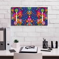 thumbnail image 3 of Epic Graffiti 'Holiday Candles Panorama' by Howie Green, Canvas Wall Art, 24"x12", 3 of 8