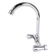 thumbnail image 1 of Grifo de Cocina Nikou Acero Inoxidable Montaje en Pared 2 Manijas, 1 of 15