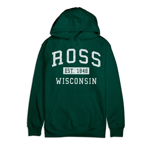 Ross Wisconsin Classic Established Premium Cotton Hoodie