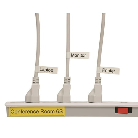 Brother P-touch, PTD400AD, Versatile Easy-to-Use Label Maker, AC Adapter, QWERTY Keyboard, Multiple Line Labels, White