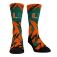 thumbnail image 3 of Unisex-Rock Em Socks  Miami Hurricanes Game Day Two-Pack Crew Socks Set, 3 of 3
