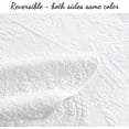 thumbnail image 4 of Cozy Line White Matelasse Medallion 100% Cotton Quilt Set, Queen - Reversible ( 3 Count), 4 of 7