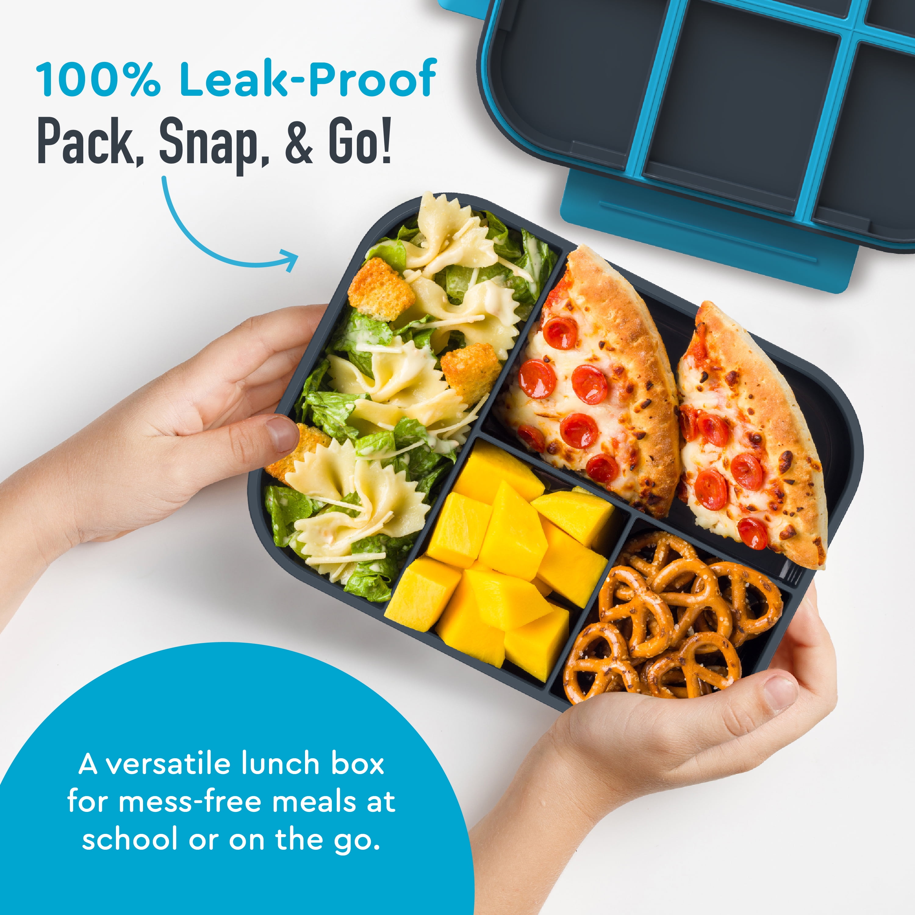 新品未開封 Bentgo kids Bentgo Kids Snap & Go Leak-Proof Lunch Box - Dino - Walmart.com