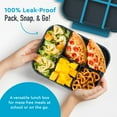 thumbnail image 2 of Bentgo Kids Snap & Go Leak-Proof Lunch Box - Dino, 2 of 6