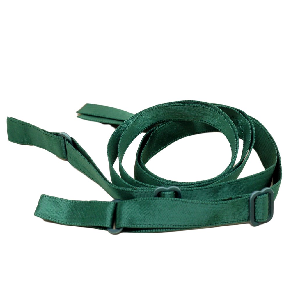 Hunter Green Satin Ribbon Bra Straps 3/8" or 10mm wide Bra Making