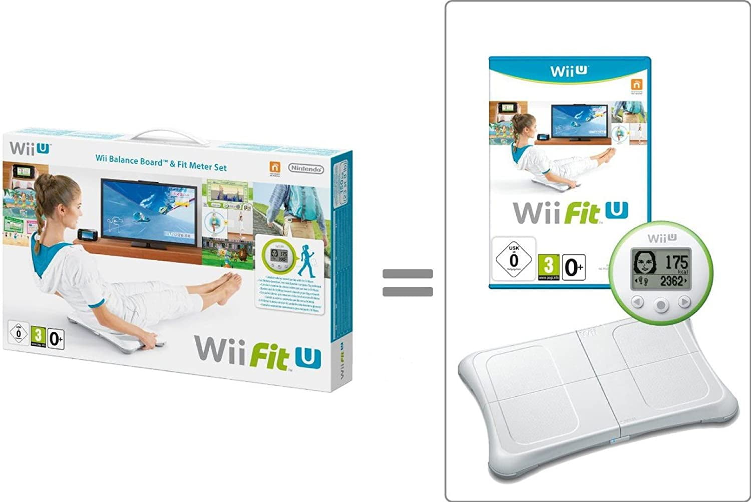 Bij naam lastig Floreren Nintendo Wii Fit U Bundle - Walmart.com