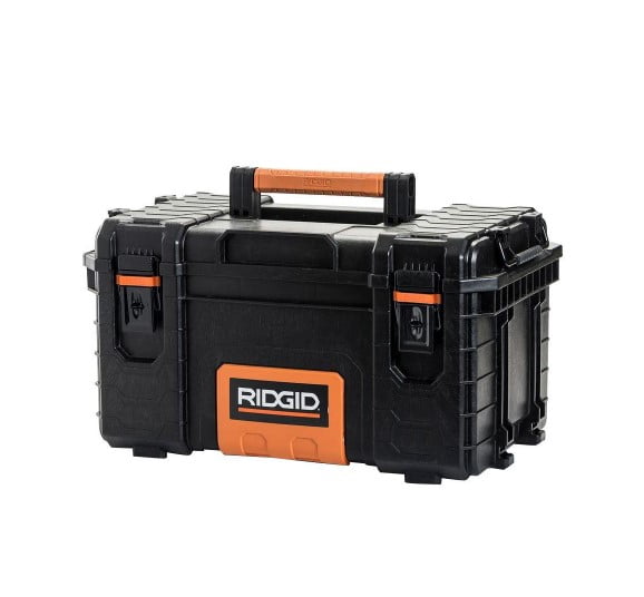 Ridgid 22 in. Pro Tool Box, Black, Size: 20 in