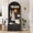 Black Oak, variant on Hall Tree with Bench and Shoe Storage, Entryway Storage Bench with Coat Rack, 70" Tall Mudroom Rack with 4 Double Hooks and and 2 Fluted Doors, hall tree with storage for Hallway, Black