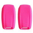 thumbnail image 2 of Dobrev 5 Button Silicone Cover Keyless Entry Fob Case Skin Accessory Protector Rubber Holder for Dodge Ram 1500 2019 2020 2021 Smart Key  pink and pink, 2 of 4