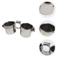 thumbnail image 1 of TABLETREANDS 1Ud De Alimentación Para Loro Con Polea De Pie Material Resistente Plata, 1 of 7