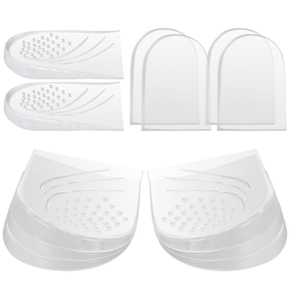Amazing 6 Pairs Heel Pads Shoes Inserts Adjustable Reusable Heel Wedge Inserts Shoe Leveler Inserts Height Lifts Corrective Shoe Inserts Size S/L - Ideal for your party accessories