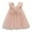 Beige, variant on Toddler Girls Casual Dresses Summer Sleeveless Mesh Solid Color Butterfly Print Party Clothes Little Girl Dress Daily-Wear