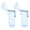 Transparent Blue, variant on Xirurus 2Pcs Lighter Case Waterproof Storage Container Plastic for Camping Hiking, Transparent Blue (5.91 inches / 15 cm)