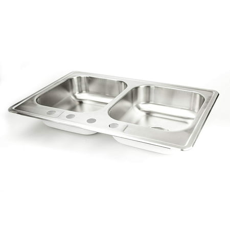 Stainless Steel kitchen Sink - Double Bowl Sinks - 33