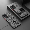 thumbnail image 2 of P-potters funda translúcida esmerilada para teléfono, anillo oscuro mágico para Redmi Note 12, 12S, 12T, 11, 11T, 11E, 10, 10S, 9, 9T, 8, 7 Pro Plus, 5G, 2 of 5