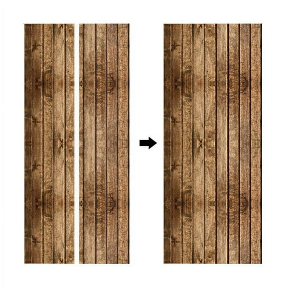 D Wood Grain Series Door Sticker Self-adhesive Vinyl Wallpaper For Bedroom Home Design Door ration D