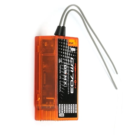 GUYUTING 7-Channel CM703 Receiver with DSM2DSMX Modulation Patent Pending Model Match Preset Failsafe System for Spektrum DX6I DX7 DX8