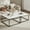 White, variant on Chnnmbrn Coffee Tables, 2 Piece Set Square Nesting Table for Living Room, Black