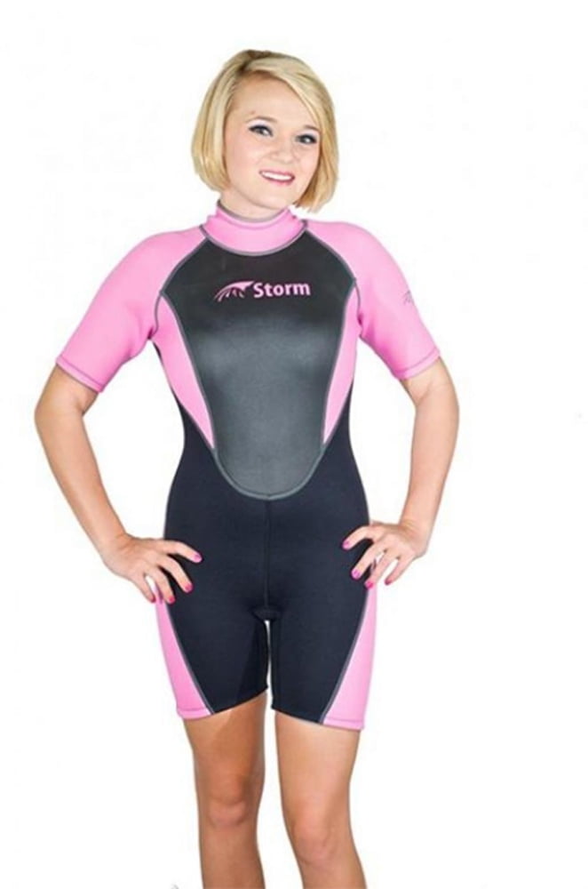 Storm Women's 2mm Pink Shorty Snorkel/Scuba/Water Sports Wetsuit Size