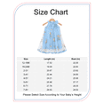 thumbnail image 2 of Baby Girls Clothes Toddler Girls Tulle Dress 4T Girls Summer Halter Dress 5T Girls Sleeveless Solid Color Floral Dress Blue, 2 of 9