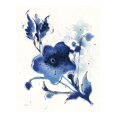 thumbnail image 1 of Independent Blooms Blue II -Paper Art-18"x22", 1 of 1