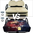 thumbnail image 6 of COEQINE Fold-and-Carry Golf Cart Seat Cover, Bag-Style Handle for Easy Carry, Universal Fit Quilted Padding, 4 Pockets, Fits for EZGO Yamaha Club Car, Starry Eagle American Flag, 6 of 8